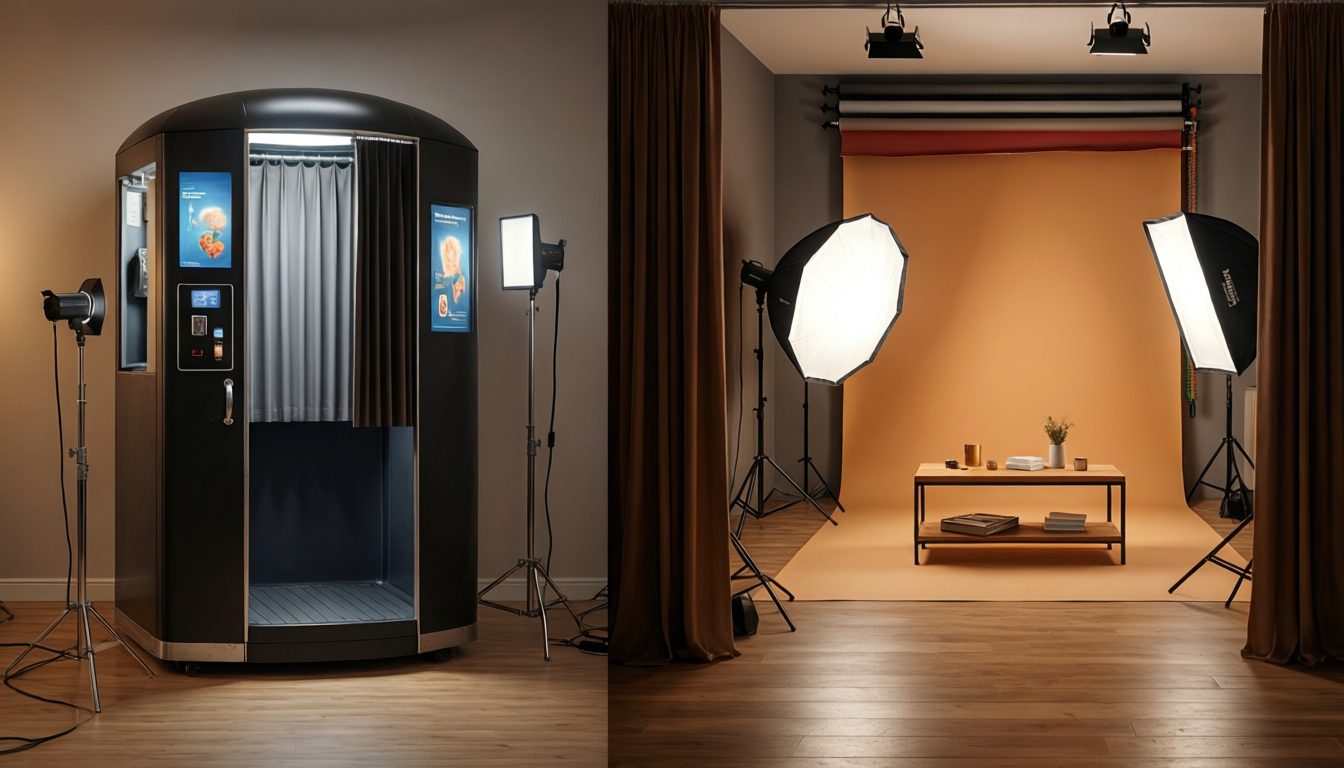 Self Photo Studio vs Photo Booth